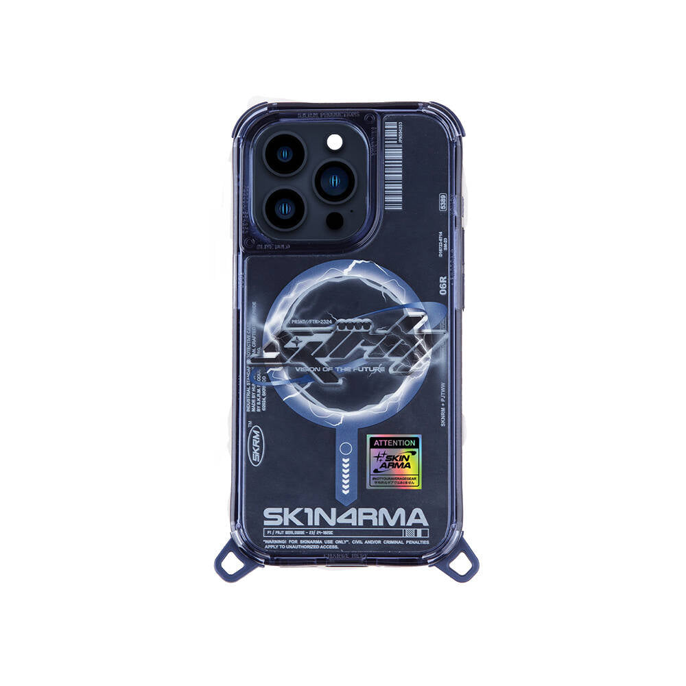 SkinArma Bolt iPhone 15 Pro Max M-safe Şarj Özellikli Yazı Desenli Kılıf SkinArma Bolt iPhone 15 Pro Max M-safe Şarj Özellikli Yazı Desenli Kılıf